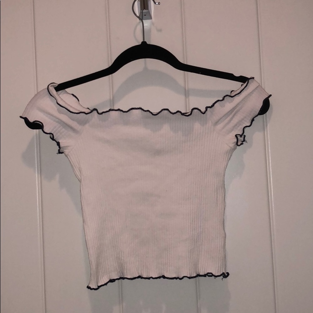zara off the shoulder shirt